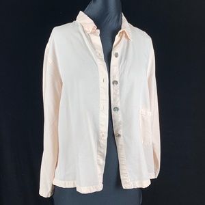 Vintage Gerties Lt Pink Jacket Mother of Pearl Buttons Super Soft USA Excellent